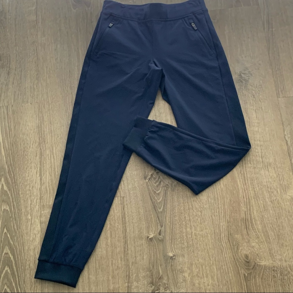 Athleta Girl School Day Pant Navy Blue Joggers M (8-10)